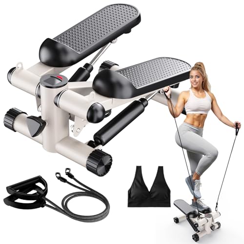 2-in-1 Stepper Machine with Resistance Bands E6828