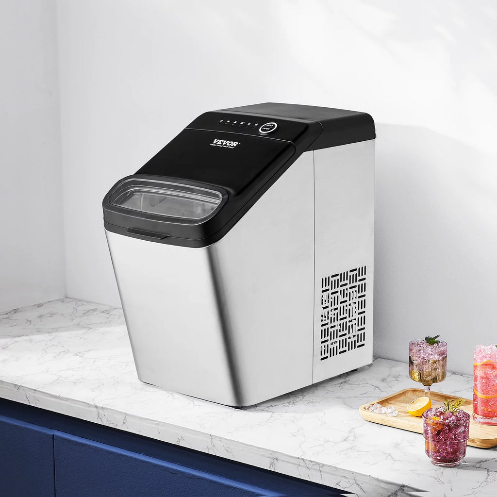 Portable Countertop Ice Maker 33lbs/24H with Scoop and Basket P719