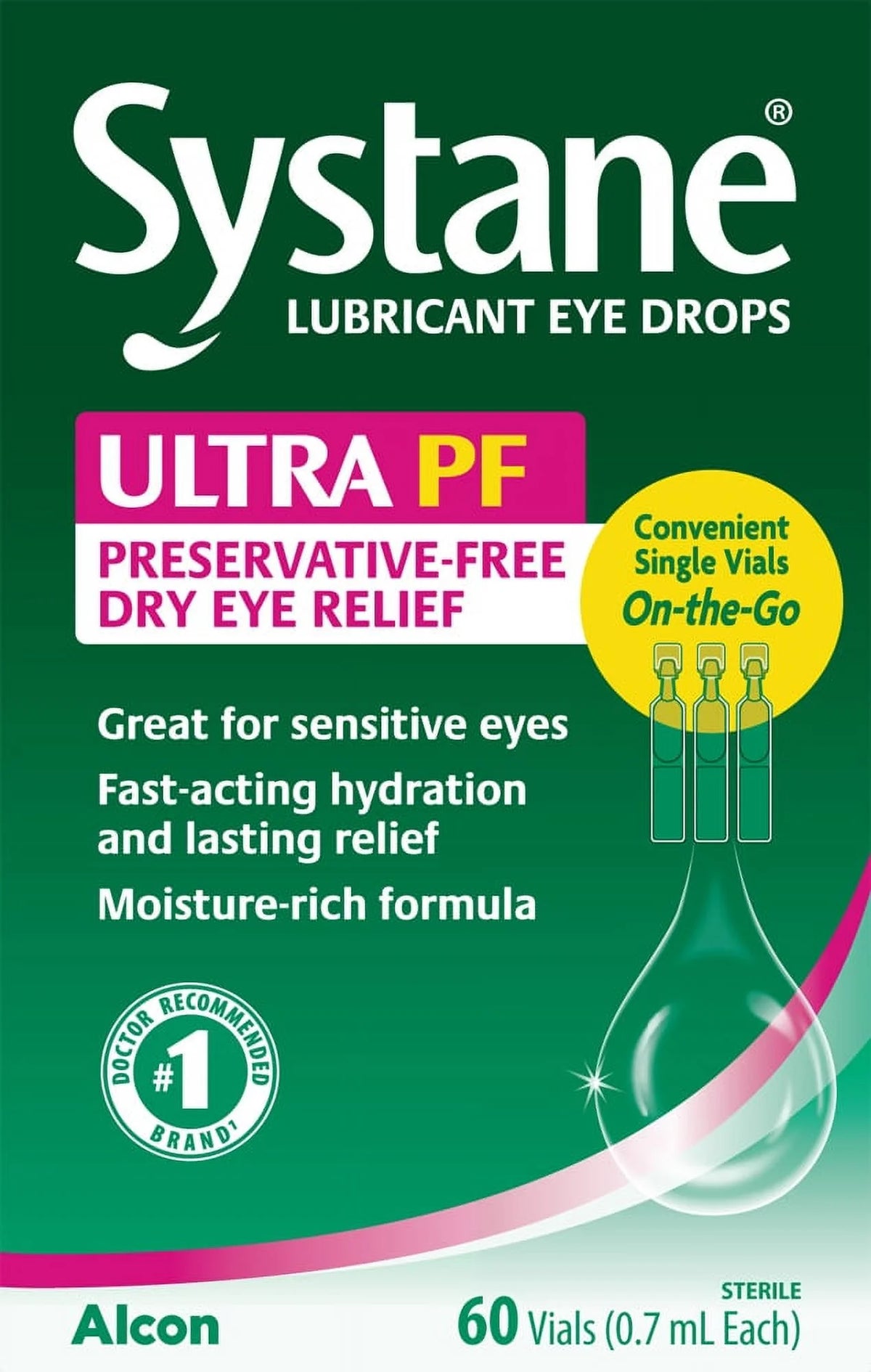 Preservative-Free Eye Drop Vials 60 Count P122453