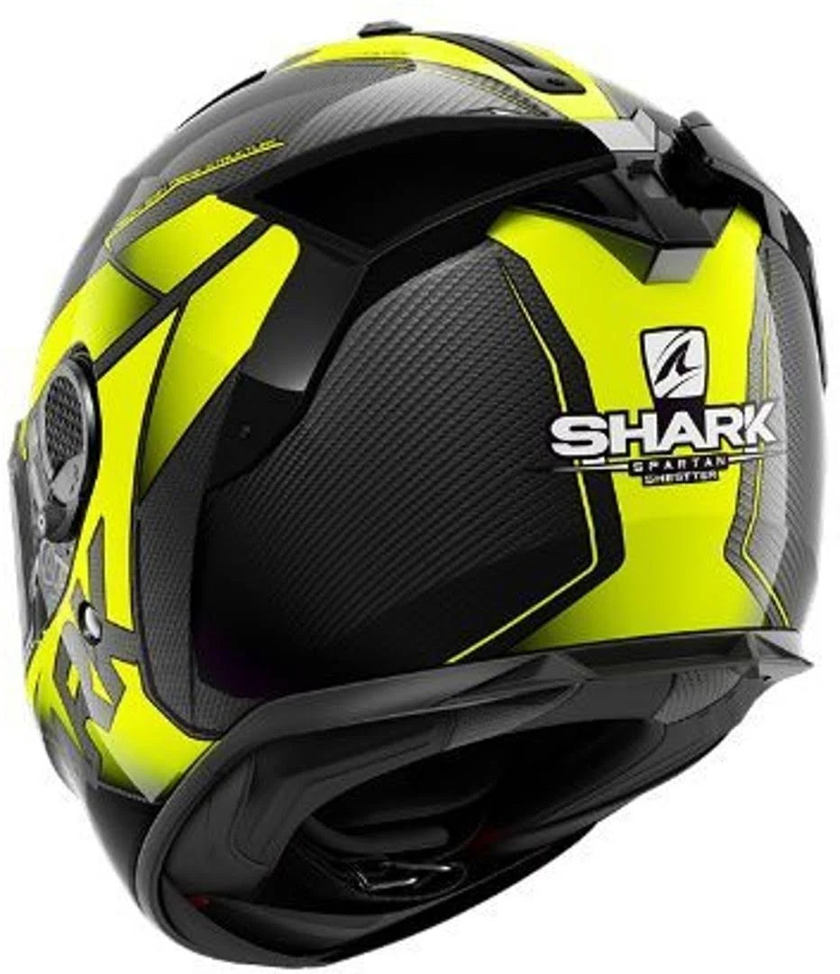 Yellow Carbon Motorcycle Helmet R437