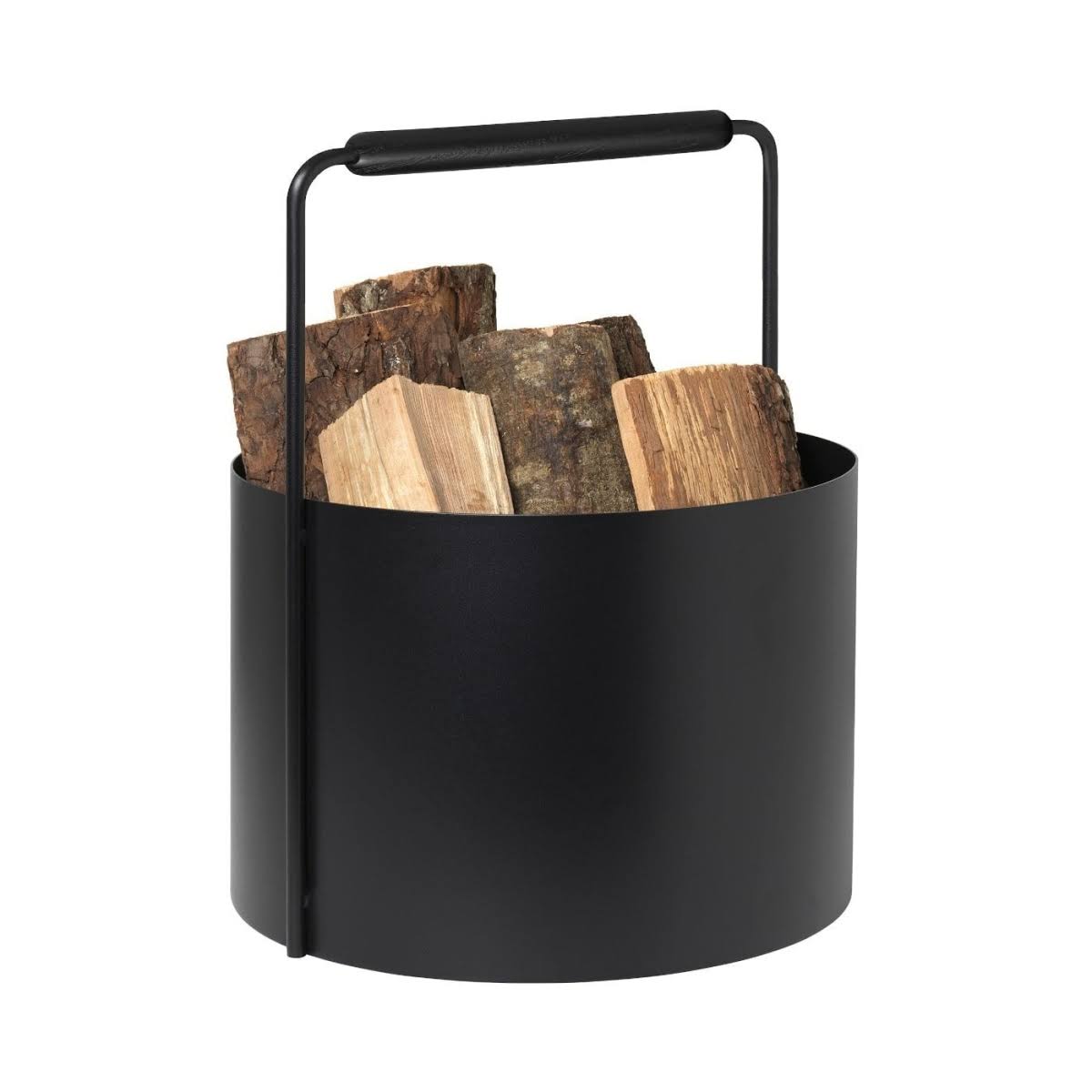 Black Firewood Basket P1086