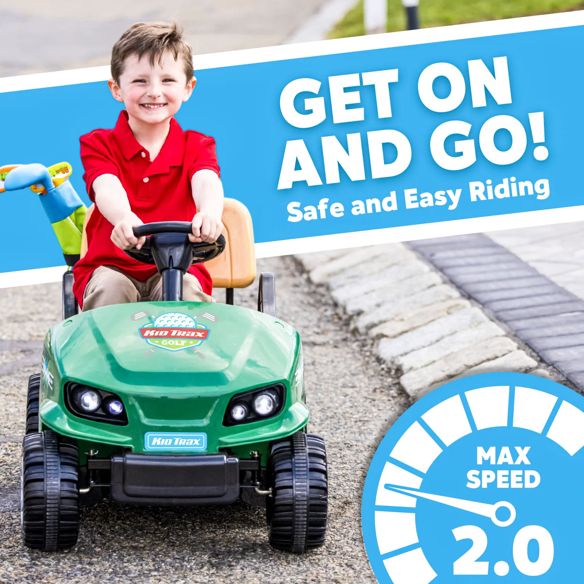 6V Ride On Golf Cart for Toddlers Y4979