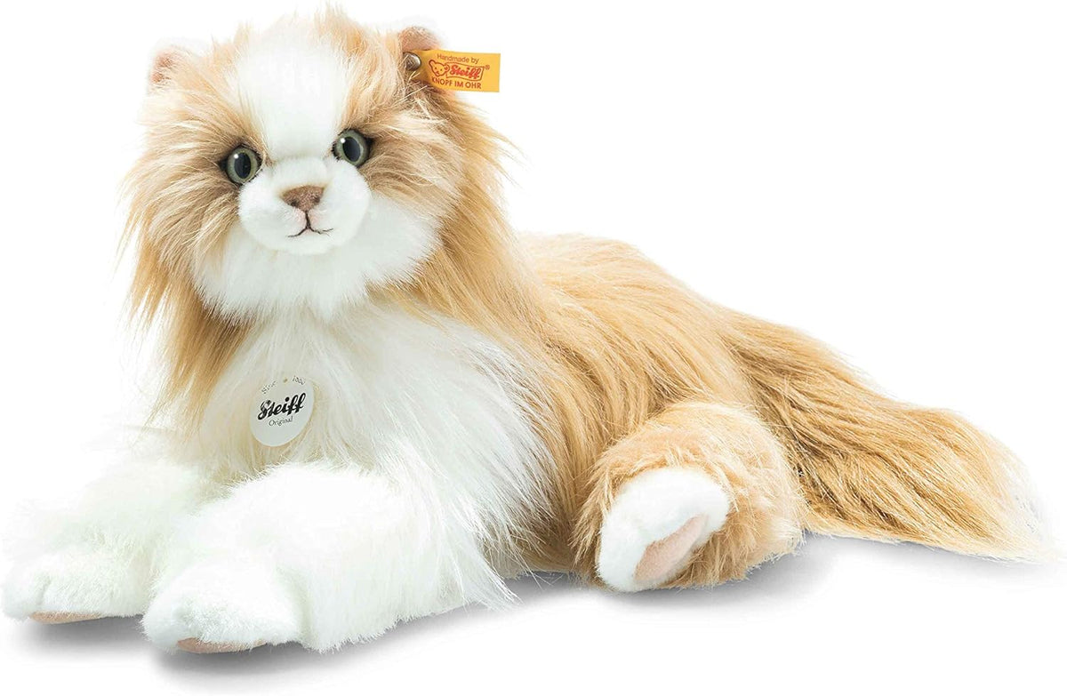 Reddish Blond/White Stuffed Animal V728