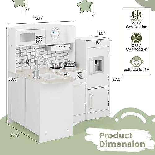 11-in-1 Wooden Toy Kitchen Set D61950