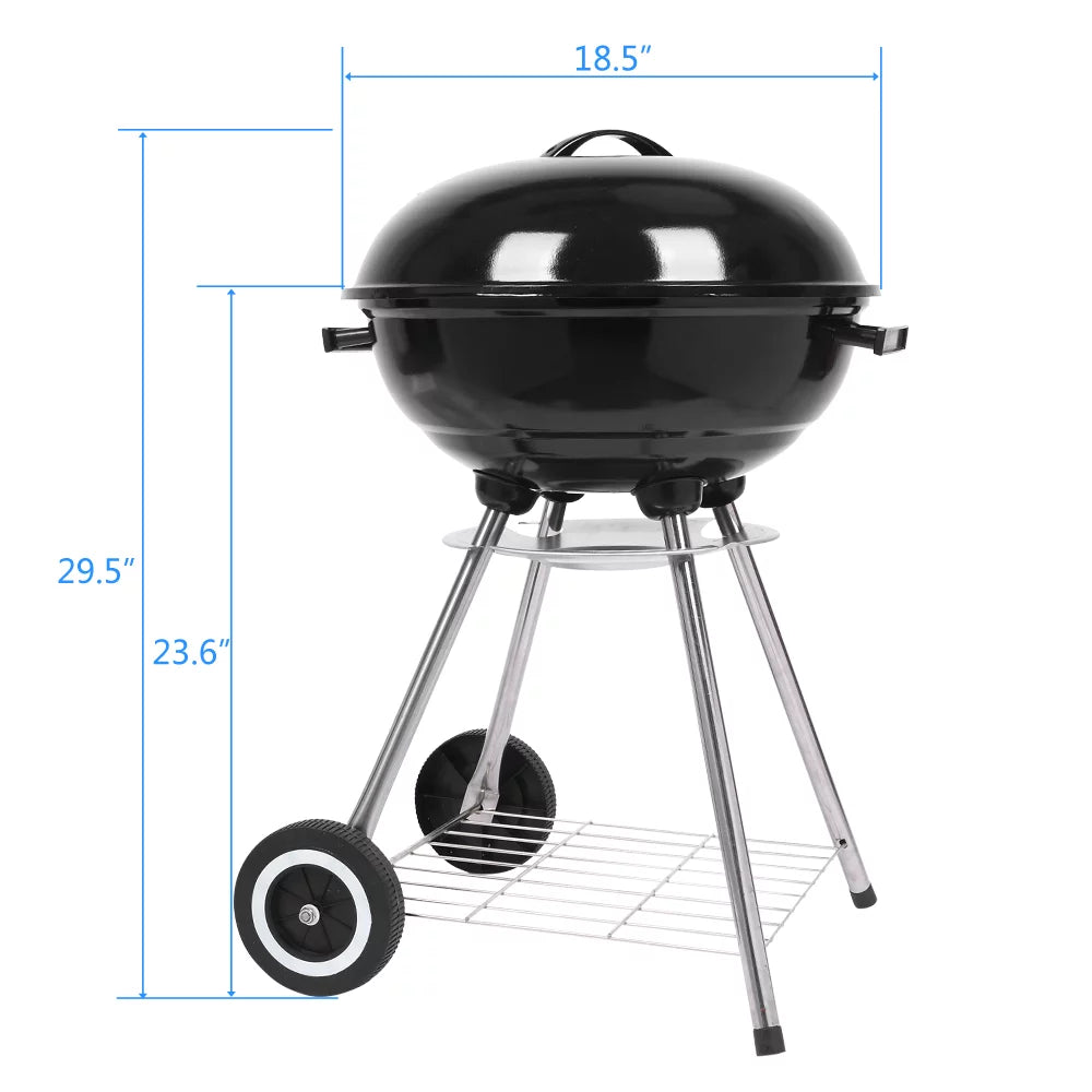 Charcoal Enamel Barbecue Stove B1217