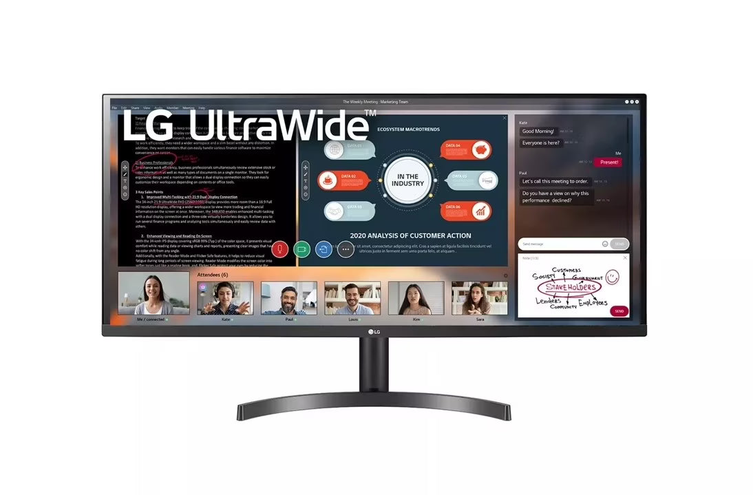 34" 21:9 UltraWide Full HD IPS Monitor I908