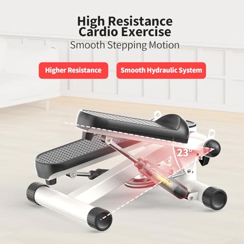 2-in-1 Stepper Machine with Resistance Bands E6828