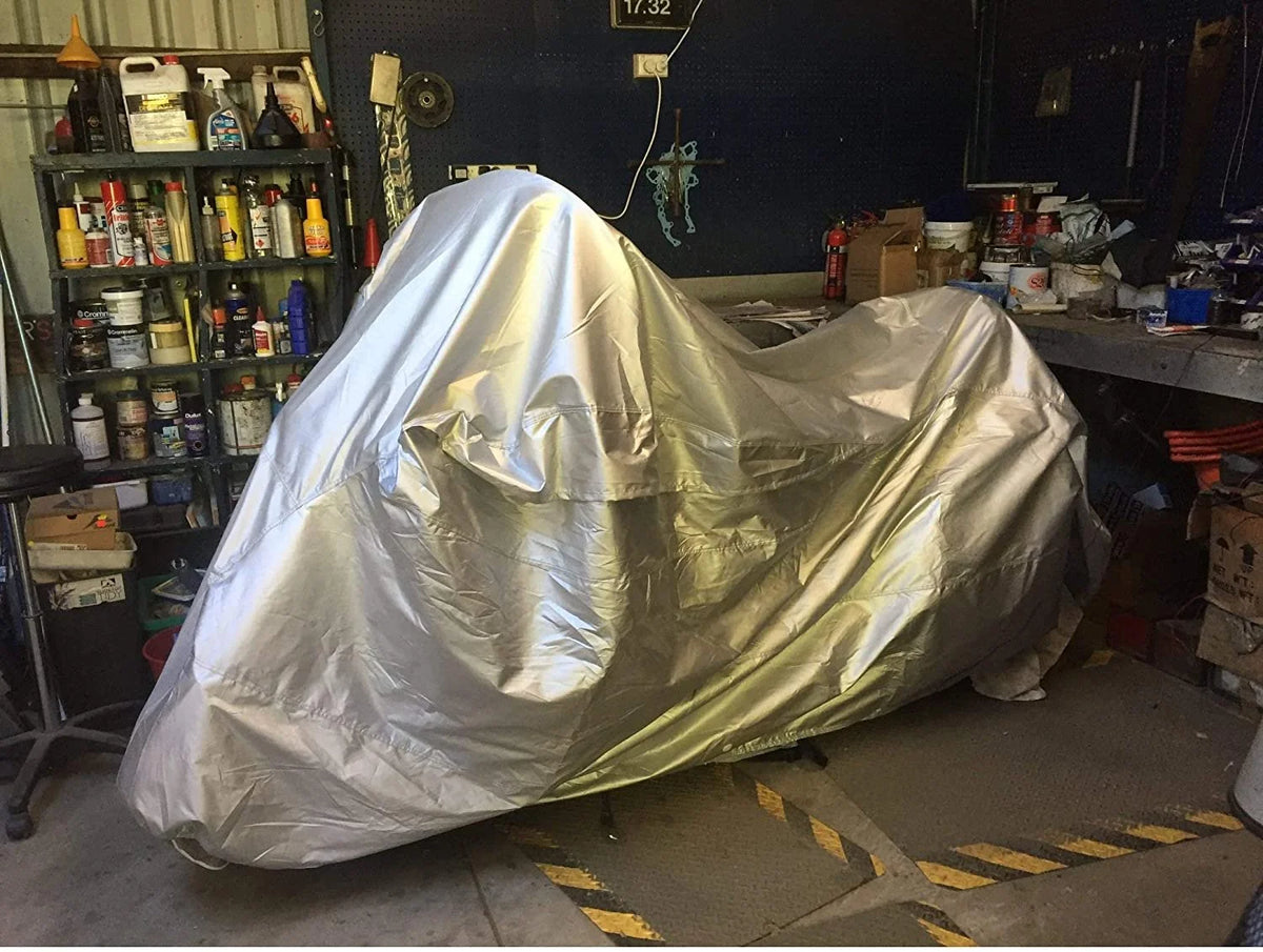 Motorcycle Cover for 1988 Vespa Px150e Scooter with Reinforced Securing Straps and Storage Bag U259185