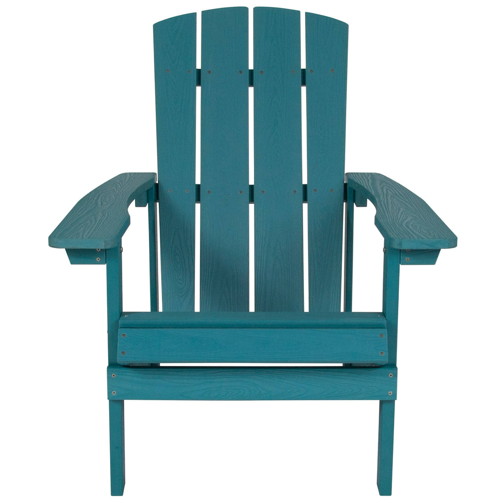 Green Faux Wood Adirondack Chair X4773