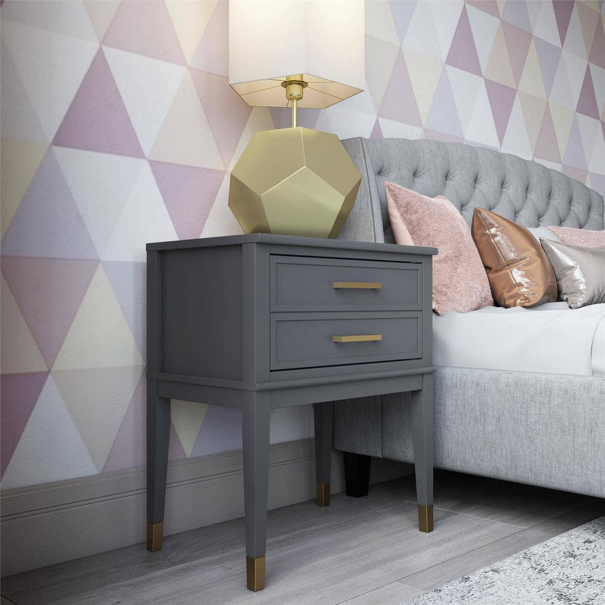 Gray End Table J16719