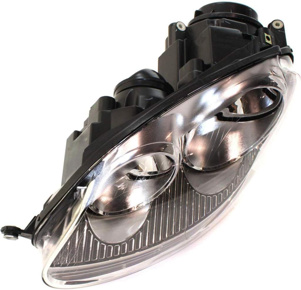 Driver Side Halogen Headlight for Volkswagen Jetta Rabbit 2006-2009 W98939