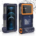 Waterproof Protective Case for Phones Up to 6.9 Inch with Lanyard N215