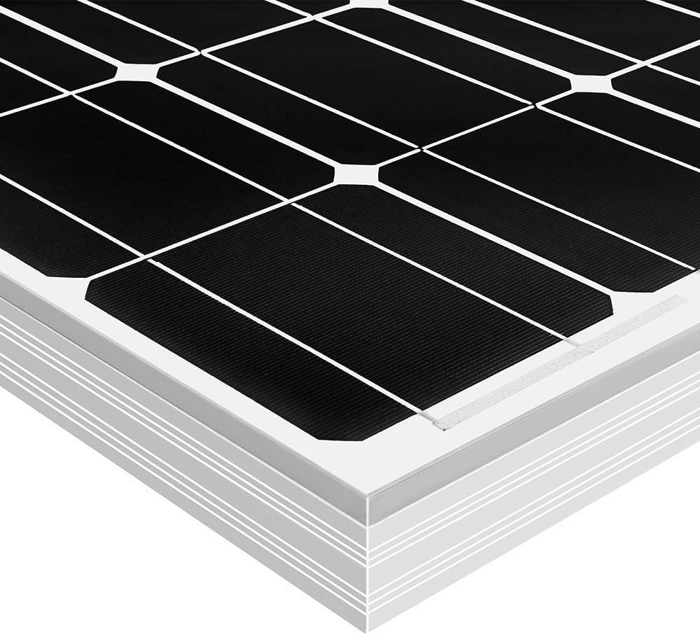 200 Watt 12V Monocrystalline Solar Panel Module Kit with LCD Controller S57373