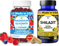 Magnesium Glycinate Gummies & Shilajit Capsules Bundle C7754