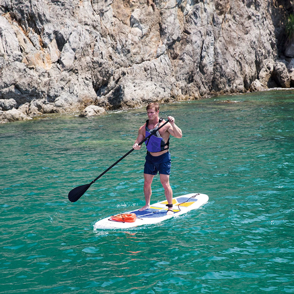 10' Inflatable Stand Up Paddle Board Kayak Set with Aluminum Oar E480106