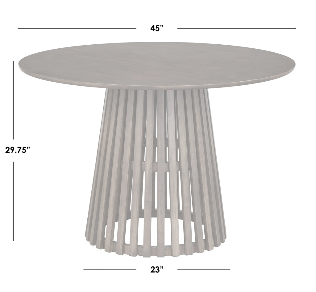 Walnut Round Wood Dining Table E540
