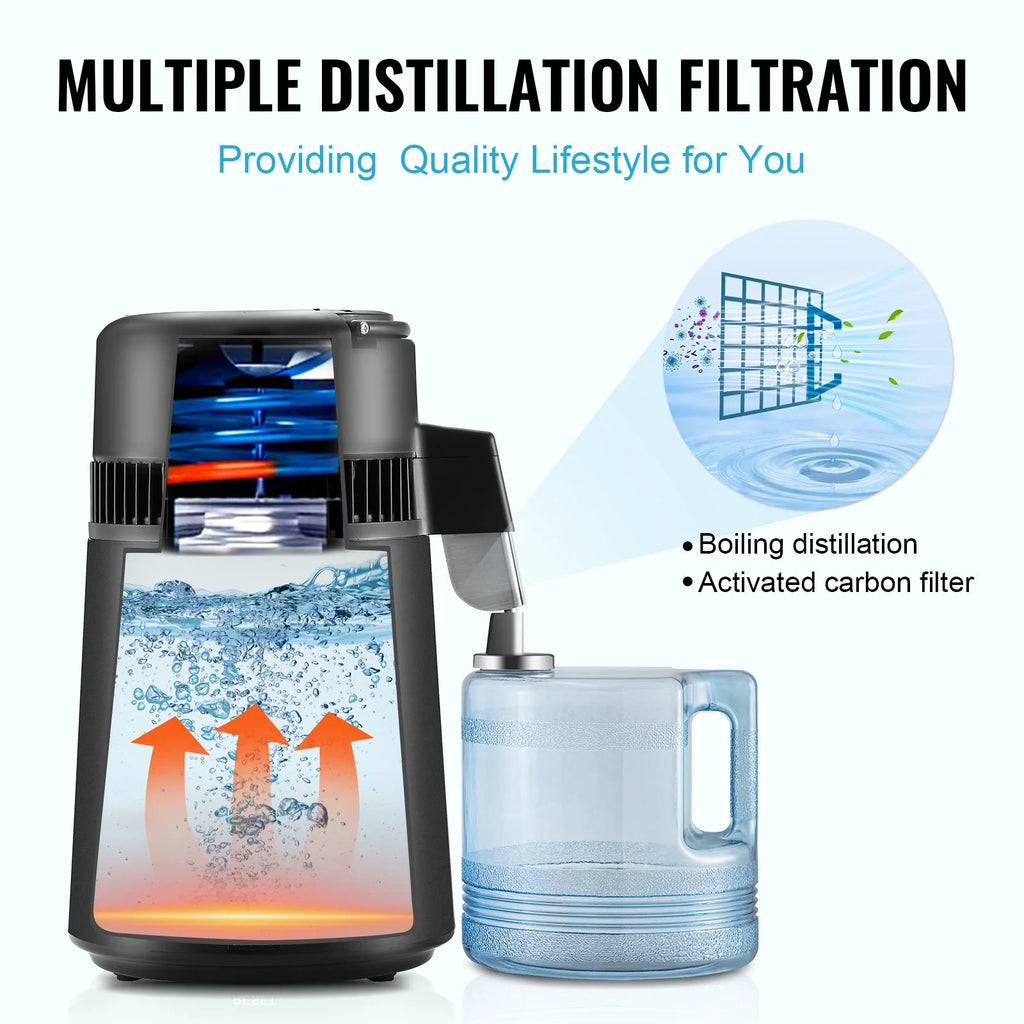 4L Water Distiller Stainless Steel J44526