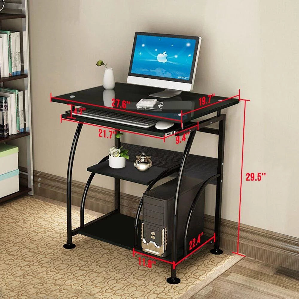 Black Computer Desk V337