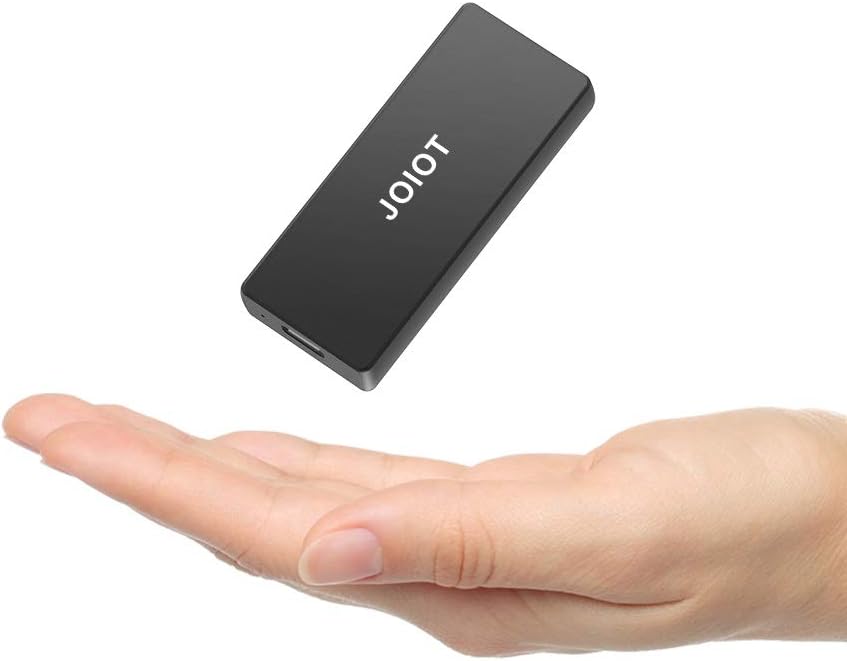 Portable SSD 500GB External Solid State Drive, Black Pack of 2 T84274