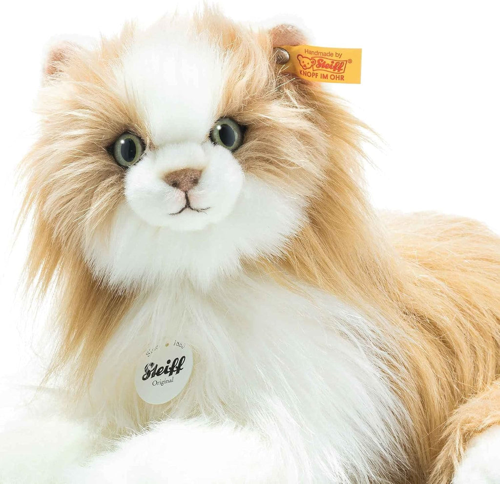 Reddish Blond/White Stuffed Animal V728