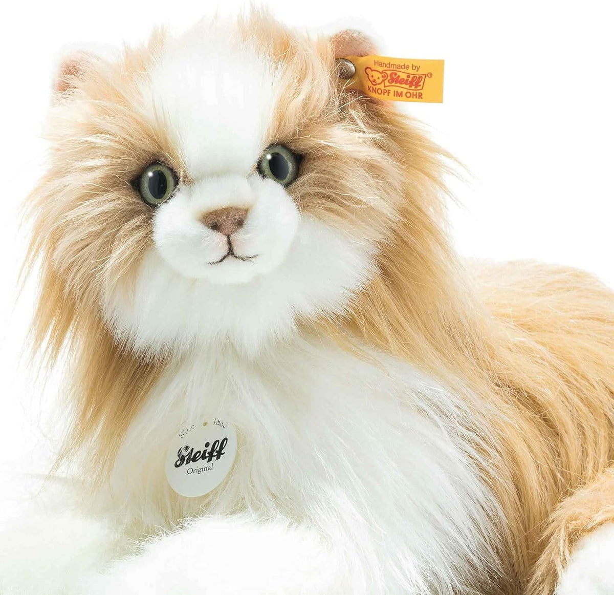 Reddish Blond/White Stuffed Animal V728