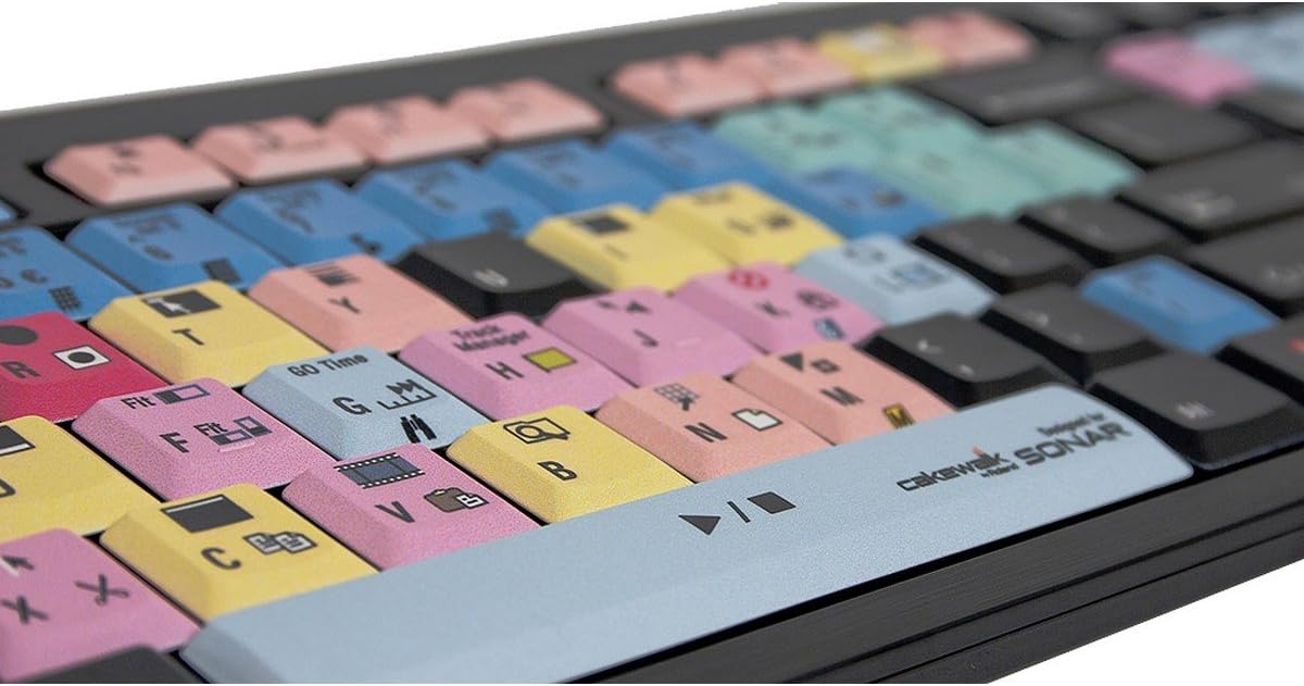 PC keyboard for Cakewalk Sonar, Windows 7-11 N7797