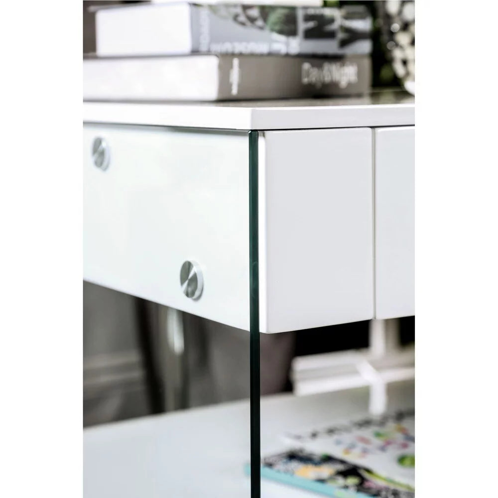 Glass 1-Shelf Coffee Table S1801