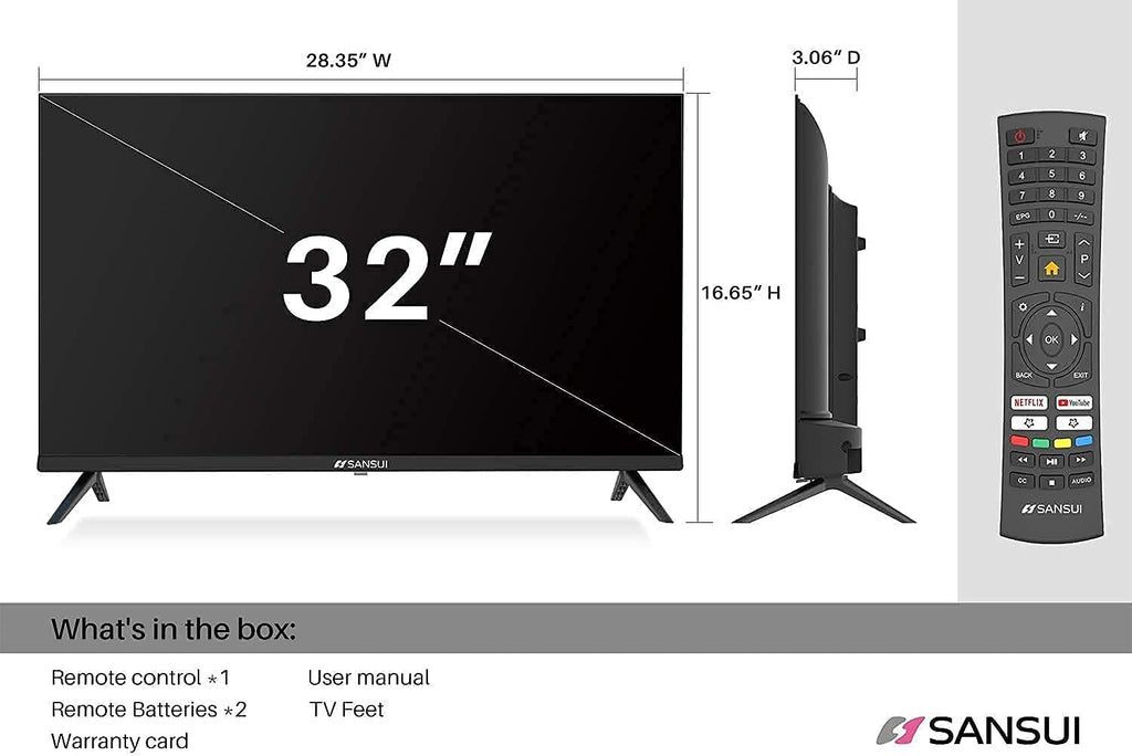 32 inch 720p HD HDR Smart LED TV T851401