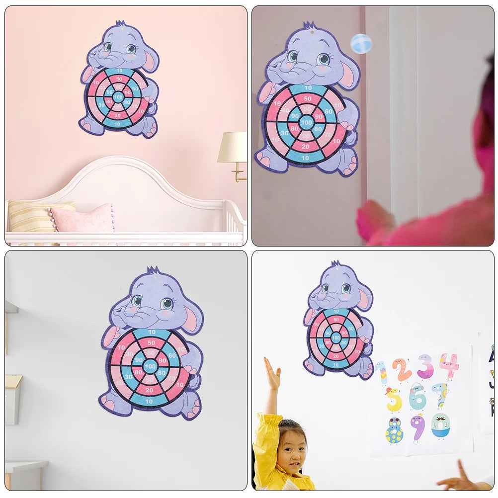 2 Sets Children's Sticky Ball Board Games Educational Dart Toy Sports Toys L349