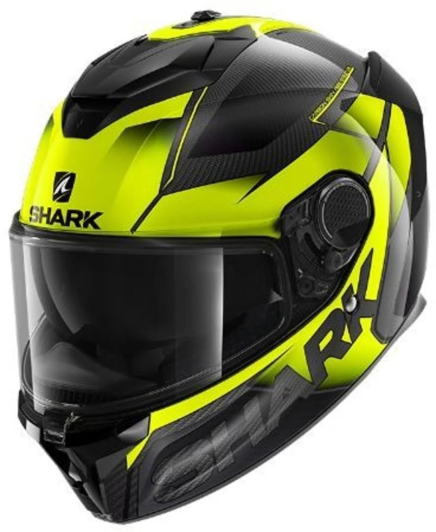 Yellow Carbon Motorcycle Helmet R437