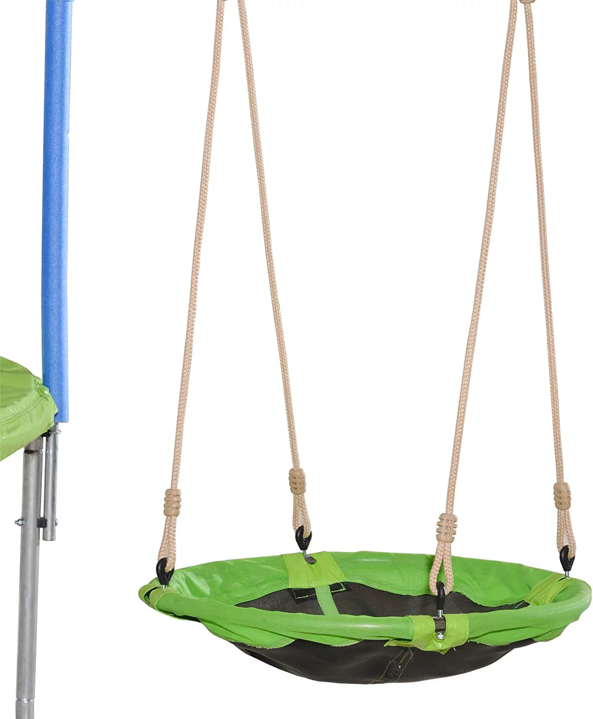 12FT Round Trampoline with Slide and Basketball Hoop U487618