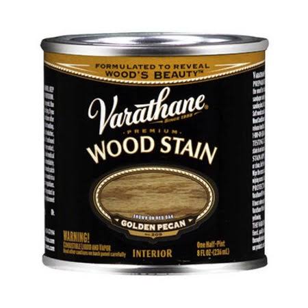 Golden Pecan Interior Wood Stain 1/2 Pint U348319
