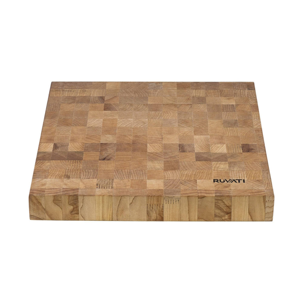 17 x 16 x 2 inch Thick End-Grain American Maple Solid Wood Cutting Board L718