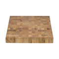 17 x 16 x 2 inch Thick End-Grain American Maple Solid Wood Cutting Board L718