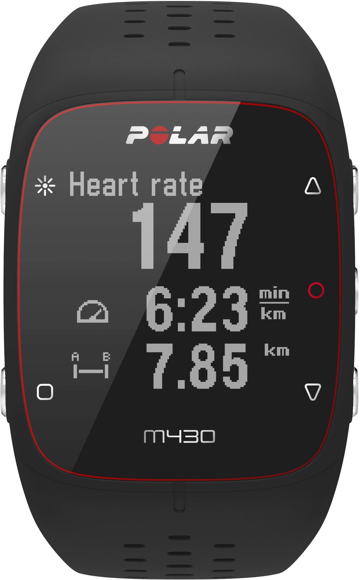 Black GPS Running Watch X6051