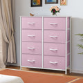 Black 8 Drawer Fabric Dresser Z29530