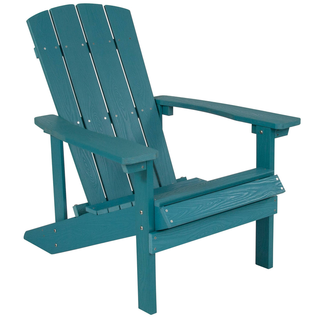 Green Faux Wood Adirondack Chair X4773