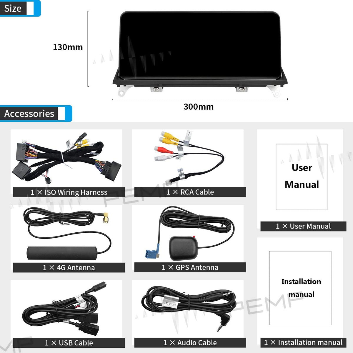 10.25 inch IPS Touch HD Screen Car Android Auto Head Unit B451