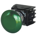 Green Mushroom Push Button with Contacts C1468