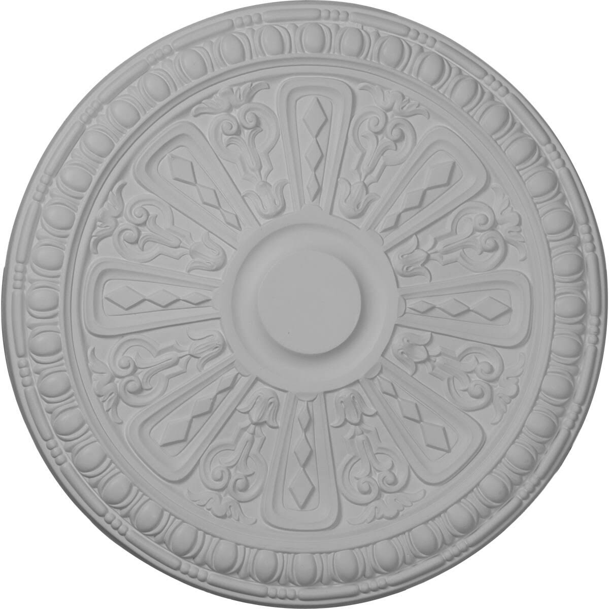 18x22OD x 1 1/4x22P Hand-Painted Ceiling Medallion N73667