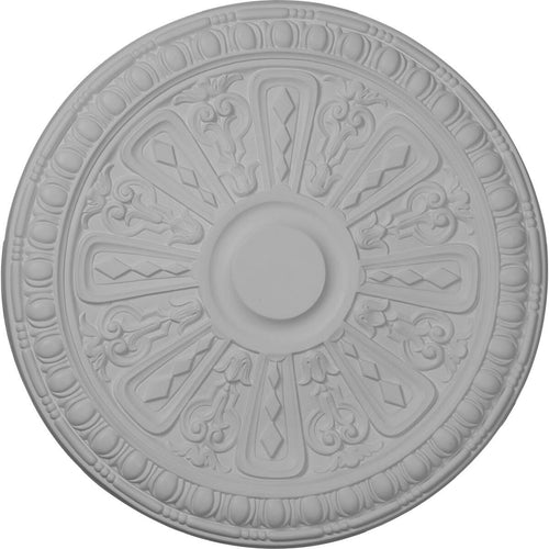 18x22OD x 1 1/4x22P Hand-Painted Ceiling Medallion N73667
