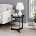 Metal and Glass Side Table E92467