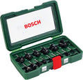 15-Piece Carbide Router Bit Set, 1/4-Inch Shank G259111