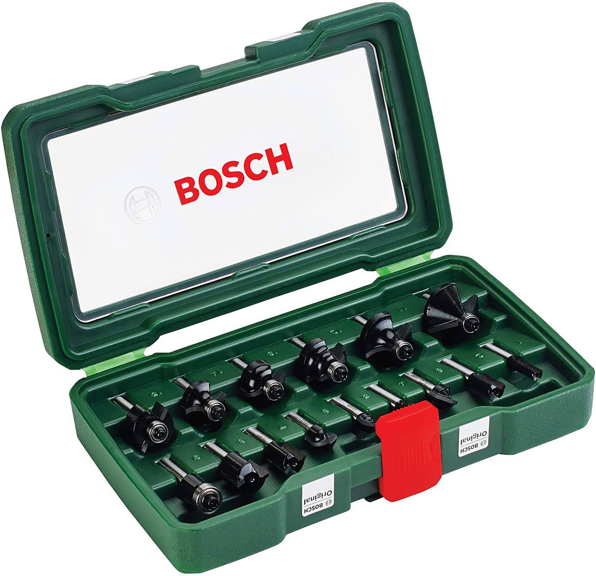 15-Piece Carbide Router Bit Set, 1/4-Inch Shank G259111