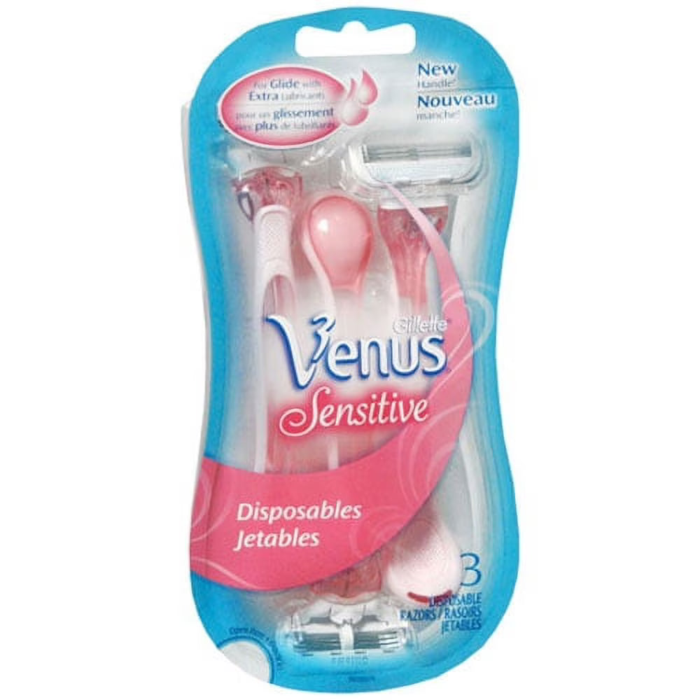 Pink Disposable Razors, 3 Ea, 3 Pack L452787