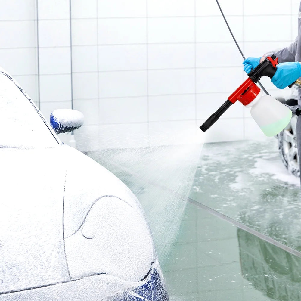 Foam Sprayer Nozzle Kit with 1 Liter Bottle Universal Connectors E78806