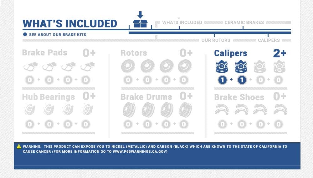 Rear Caliper Assembly Pair Set R417