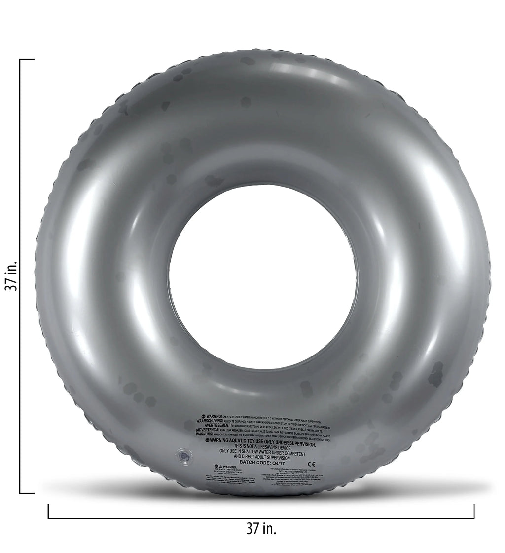 Silver, Gold Confetti 36 Inch Vinyl Pool Floats (2 Items) O910