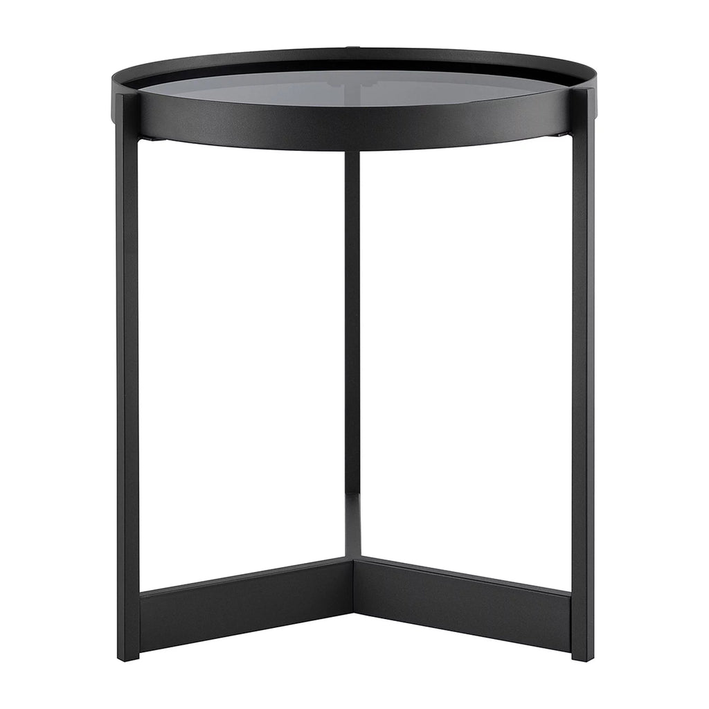 Metal and Glass Side Table E92467