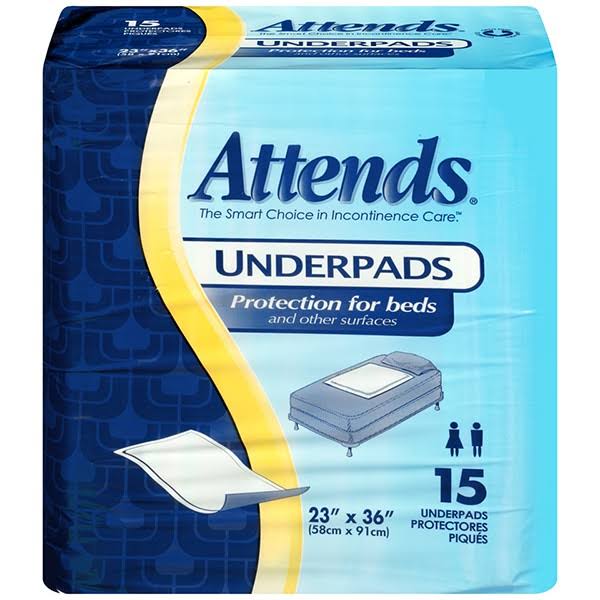 Attends Dri-Sorb Underpads 23x22 x 24x22 - Case of 200 D39876